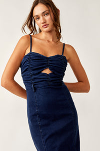 Thumbnail for Serenity Midi Midnight, Mini Dress by Free People | LIT Boutique