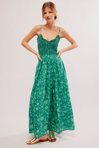 Thumbnail for Sweet Nothings Midi Forest Combo, Midi Dress by Free People | LIT Boutique