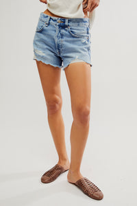 Thumbnail for Now or Never Denim Short Moon Child, Denim Shorts by Free People | LIT Boutique