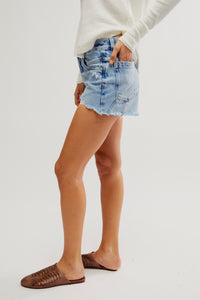 Thumbnail for Now or Never Denim Short Moon Child, Denim Shorts by Free People | LIT Boutique