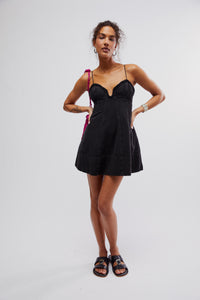 Thumbnail for Altura Mini Dress Black, Mini Dress by Free People | LIT Boutique