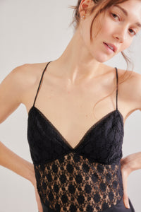 Thumbnail for New Love Mini Slip Black, Mini Dress by Free People | LIT Boutique