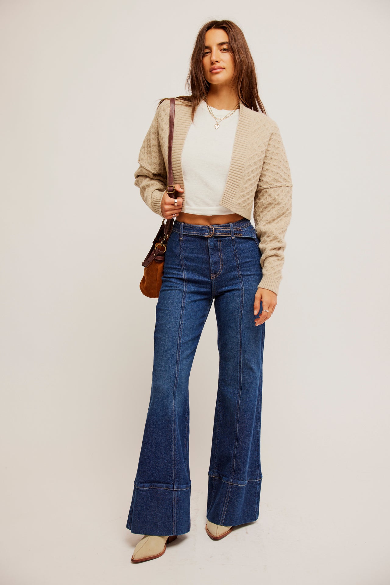 Ryla A Line Jean Dreamscape Blue, Flare Denim by Free People | LIT Boutique