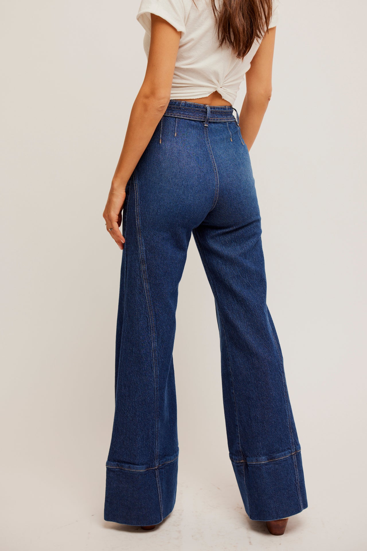 Ryla A Line Jean Dreamscape Blue, Flare Denim by Free People | LIT Boutique