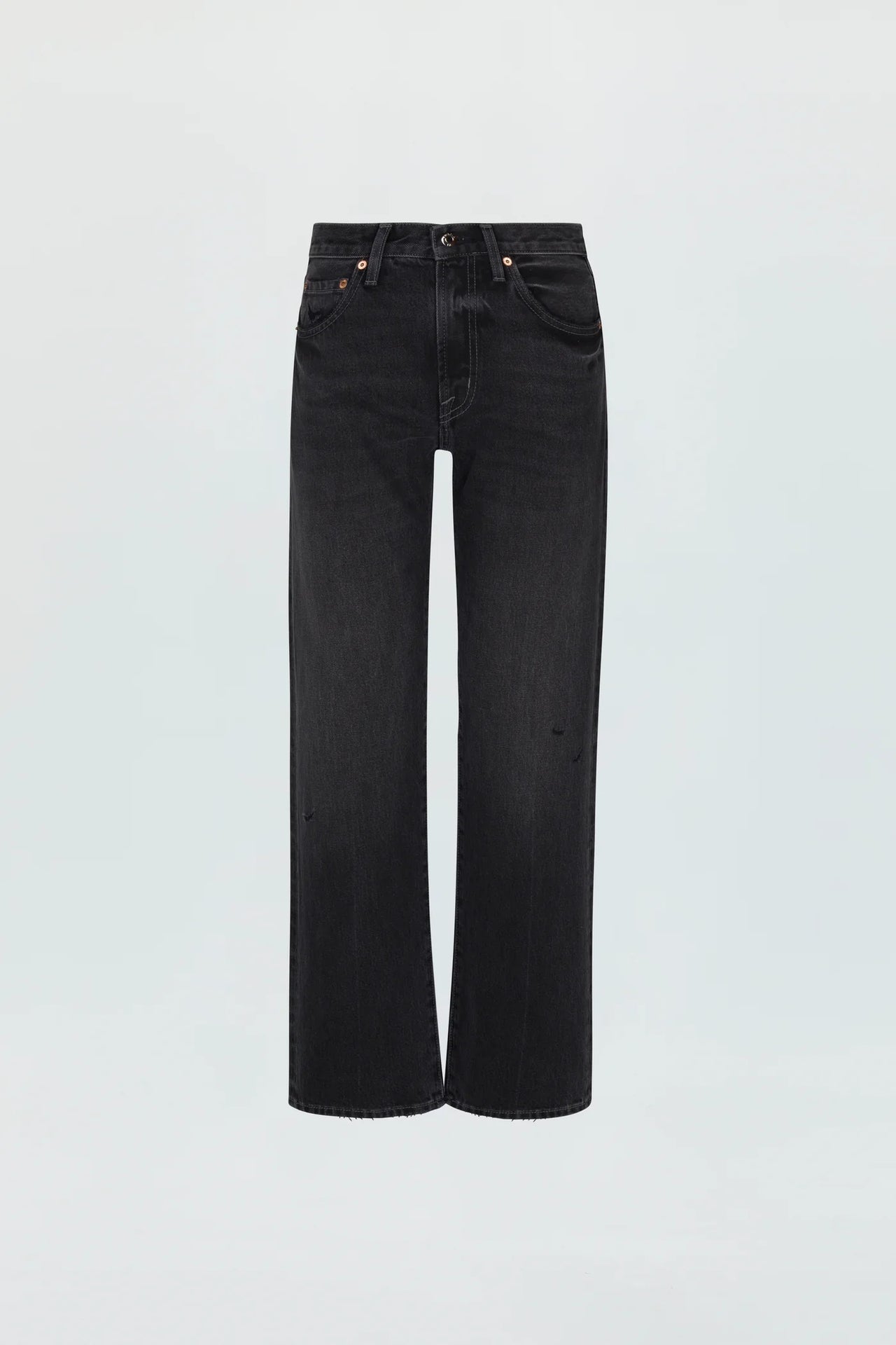 Lexi Mid Rise Bowed Straight Denim, Denim by Pistola | LIT Boutique