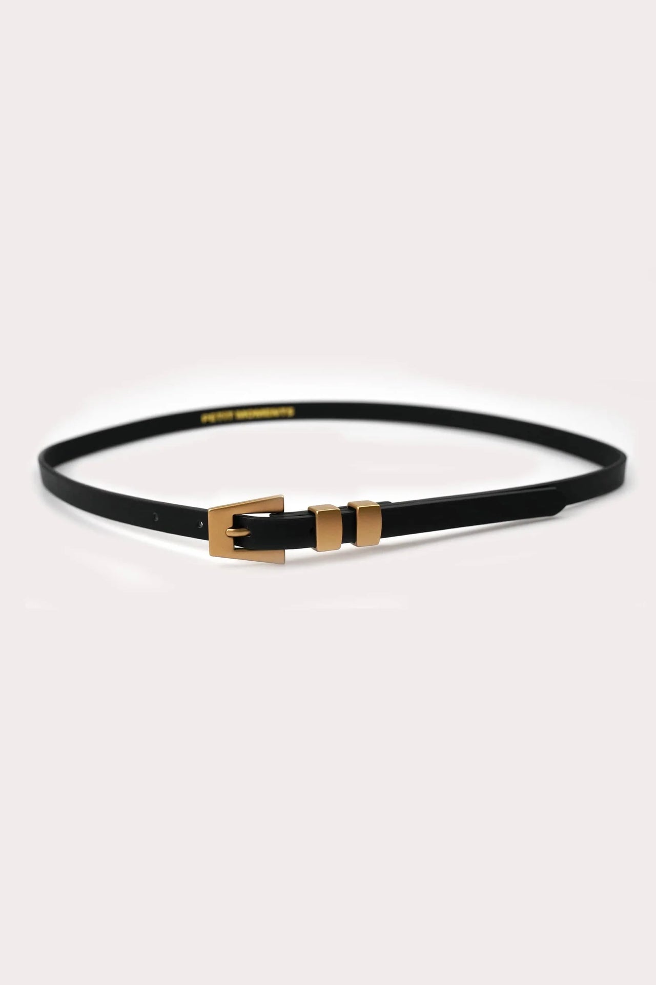 Modern Slim Belt Black, Belt Acc by Petit Moments | LIT Boutique