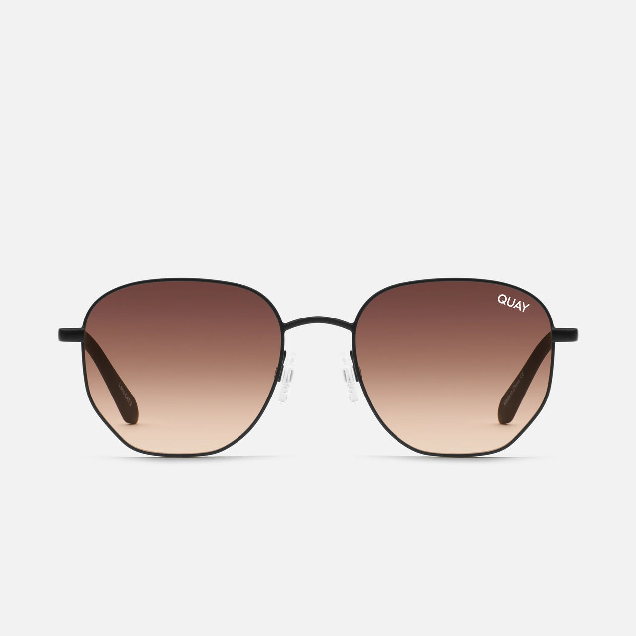 Big Time Black/Brown To Orange Sunglasses, Sunglasses by Quay | LIT Boutique