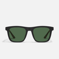 Thumbnail for Flip Side Matte Black/Green Polarized Sunglasses, Sunglass Acc by Quay | LIT Boutique