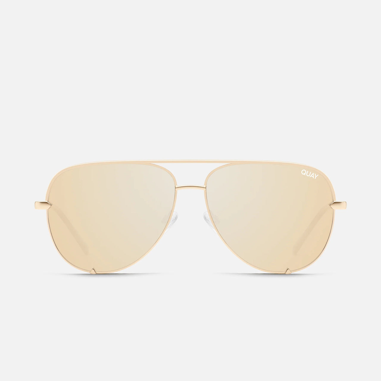 High Key Gold / Gold Polarized Lens, Sunglass Acc by Quay | LIT Boutique