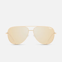 Thumbnail for High Key Gold / Gold Polarized Lens, Sunglass Acc by Quay | LIT Boutique