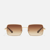 Thumbnail for TTYL Gold/Brown Sunglasses, Sunglass Acc by Quay | LIT Boutique