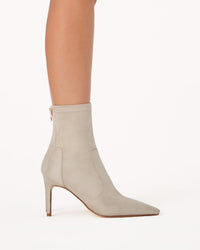 Thumbnail for Rachel Suede Boots Cream, Boot Shoe by Billini | LIT Boutique