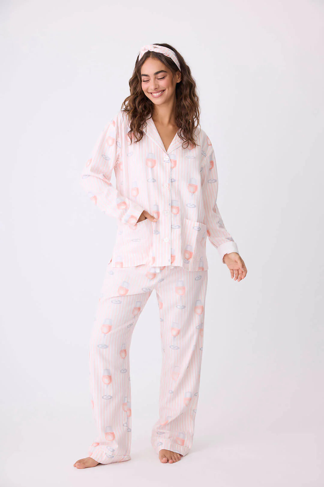 Rose All Day PJ Set, PJ Lounge by PJ Salvage | LIT Boutique