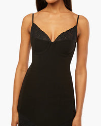 Thumbnail for Lace Peplum Corset Mini Dress Black, Mini Dress by We Wore What | LIT Boutique