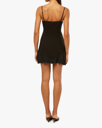Thumbnail for Lace Peplum Corset Mini Dress Black, Mini Dress by We Wore What | LIT Boutique