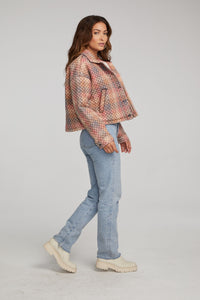 Thumbnail for Pennie Plaid Jacket, Jacket by Saltwater Luxe | LIT Boutique