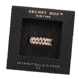 Bentley Baguette Ring 14k Gold, Ring Jewelry by Secret Box | LIT Boutique