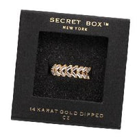 Thumbnail for Bentley Baguette Ring 14k Gold, Ring Jewelry by Secret Box | LIT Boutique