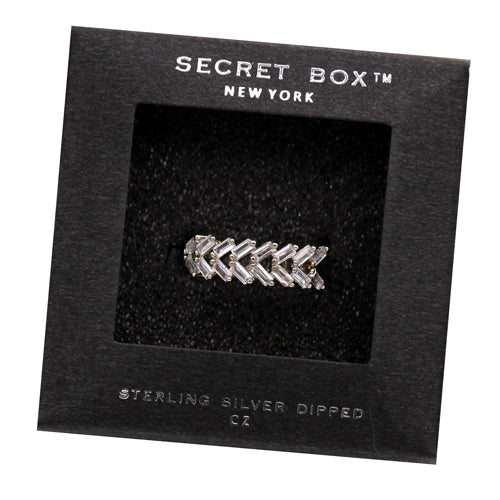 Bentley Baguette Ring Silver Dip, Ring Jewelry by Secret Box | LIT Boutique