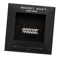 Thumbnail for Bentley Baguette Ring Silver Dip, Ring Jewelry by Secret Box | LIT Boutique