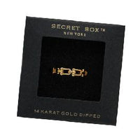 Thumbnail for 14k gold dipped link ring,  by Secret Box | LIT Boutique