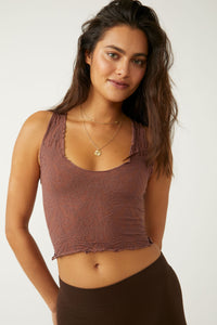 Thumbnail for Here For You Cami Hickory, Tank Tee by Free People | LIT Boutique