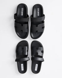 Thumbnail for Mayven Shoe Black Leather, Flat Shoe by Steve Madden | LIT Boutique