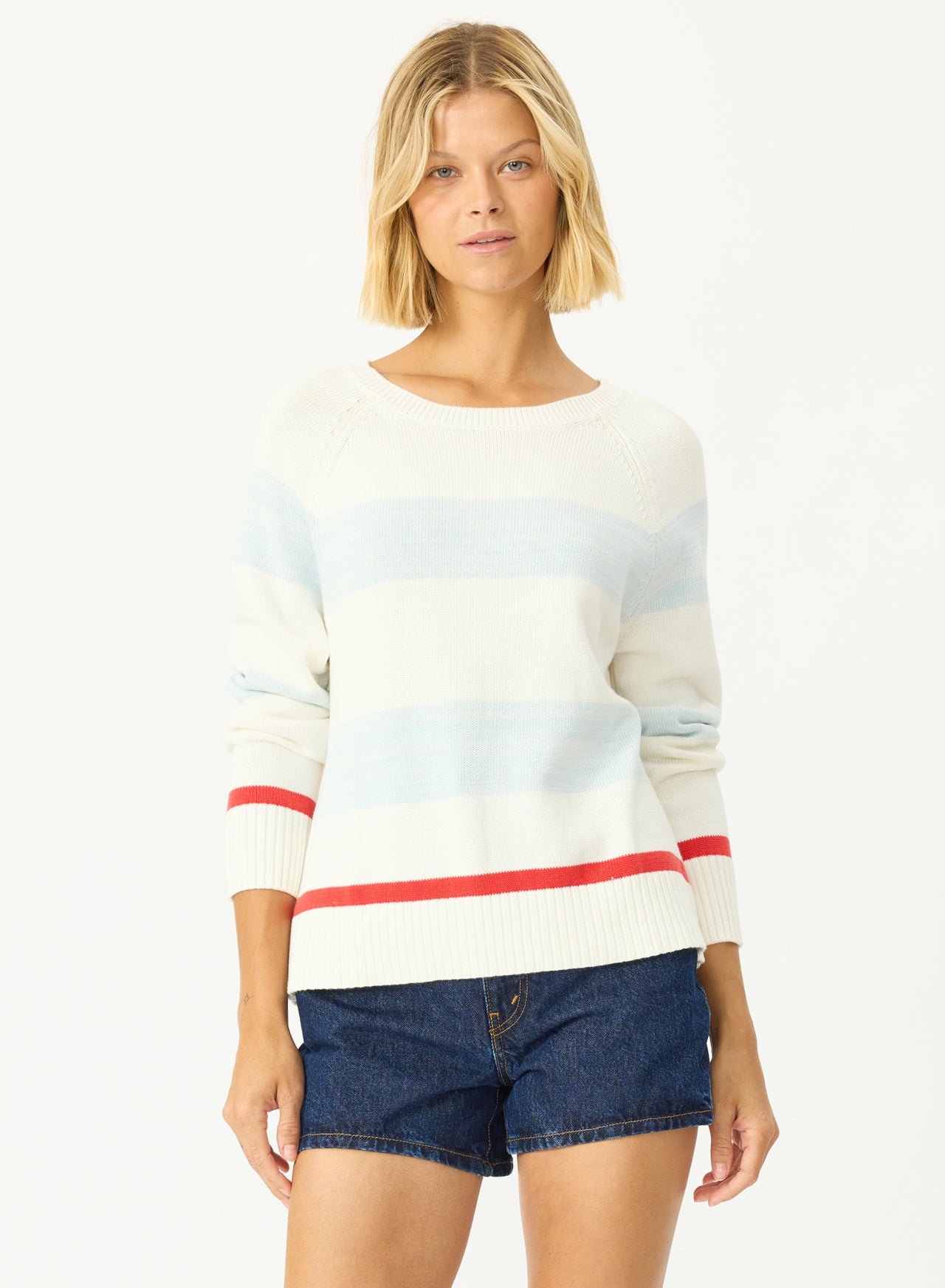 Nelson Pullover Sky Multi, Sweater by Stitches and Stripes | LIT Boutique