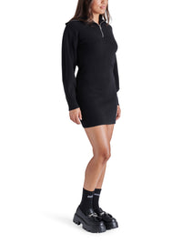 Thumbnail for Black Rowena Dress, Mini Dress by Steve Madden | LIT Boutique
