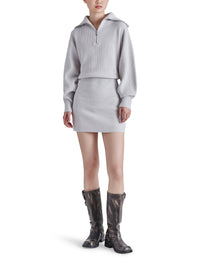 Thumbnail for Grey Rowena Dress, Mini Dress by Steve Madden | LIT Boutique