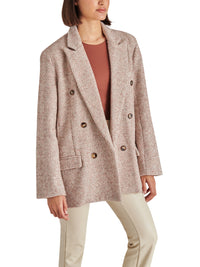 Thumbnail for Darcie Double Breasted Blazer Coat, Coat Jacket by Steve Madden | LIT Boutique