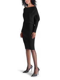 Thumbnail for Lori Off The Shoulder Dress Black, Mini Dress by Steve Madden | LIT Boutique