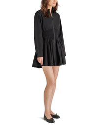 Thumbnail for Zola Long Sleeve Black Dress, Mini Dress by Steve Madden | LIT Boutique