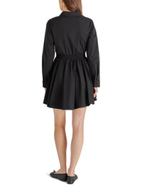 Thumbnail for Zola Long Sleeve Black Dress, Mini Dress by Steve Madden | LIT Boutique