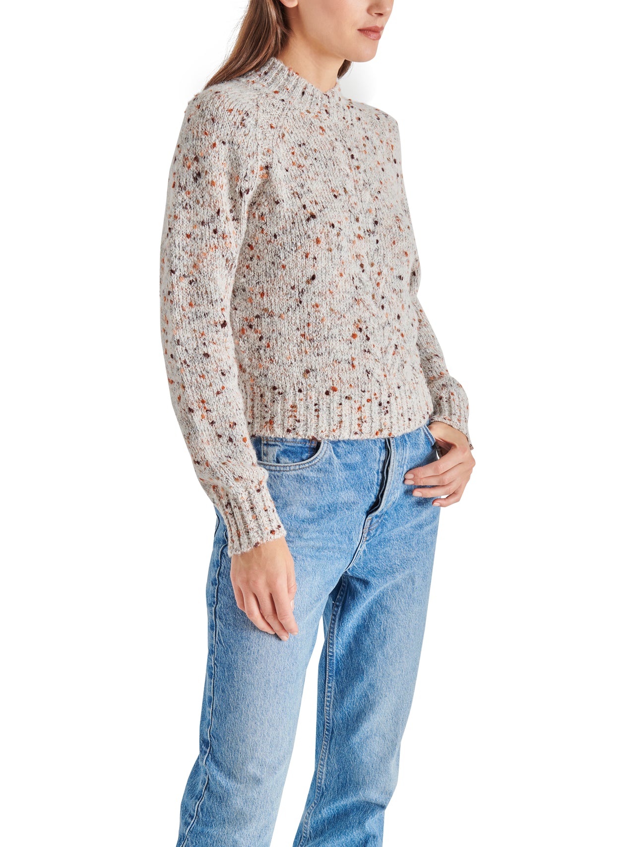 Jillian Sweater Grey Marl Combo,  by Steve Madden | LIT Boutique