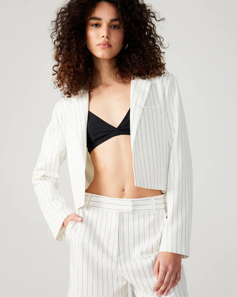 Rupi Blazer White, Blazer Jacket by Steve Madden | LIT Boutique