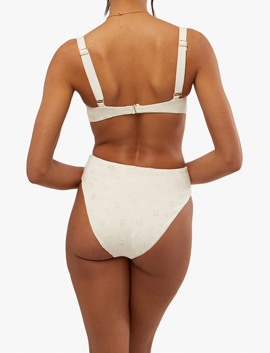 Sorrento Bikini Top Off White, Swim by Onia | LIT Boutique