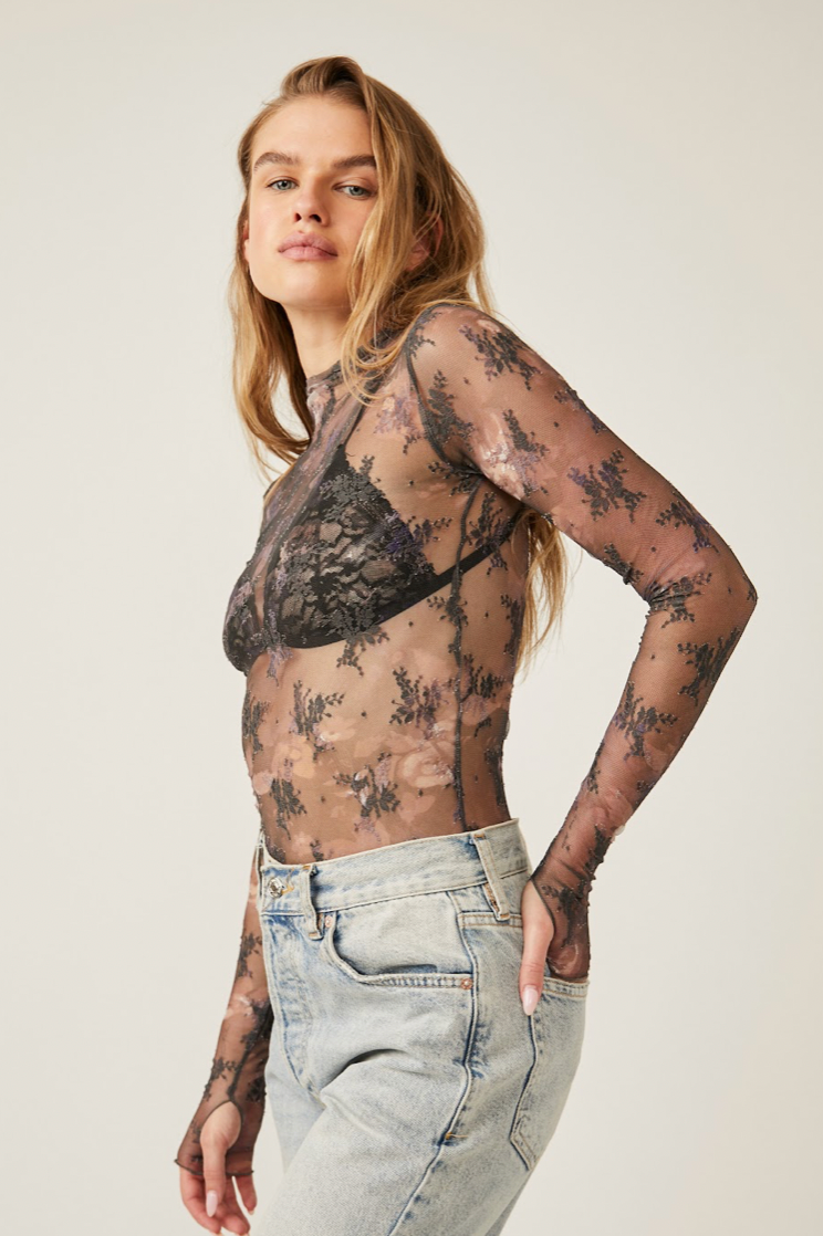 Printed Lady Lux Layering Top Night Sky, Tops by Free People | LIT Boutique