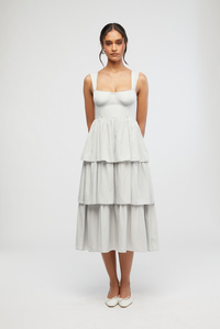 Thumbnail for Corset Maxi Dress Mist, Maxi Dress by We Wore What | LIT Boutique