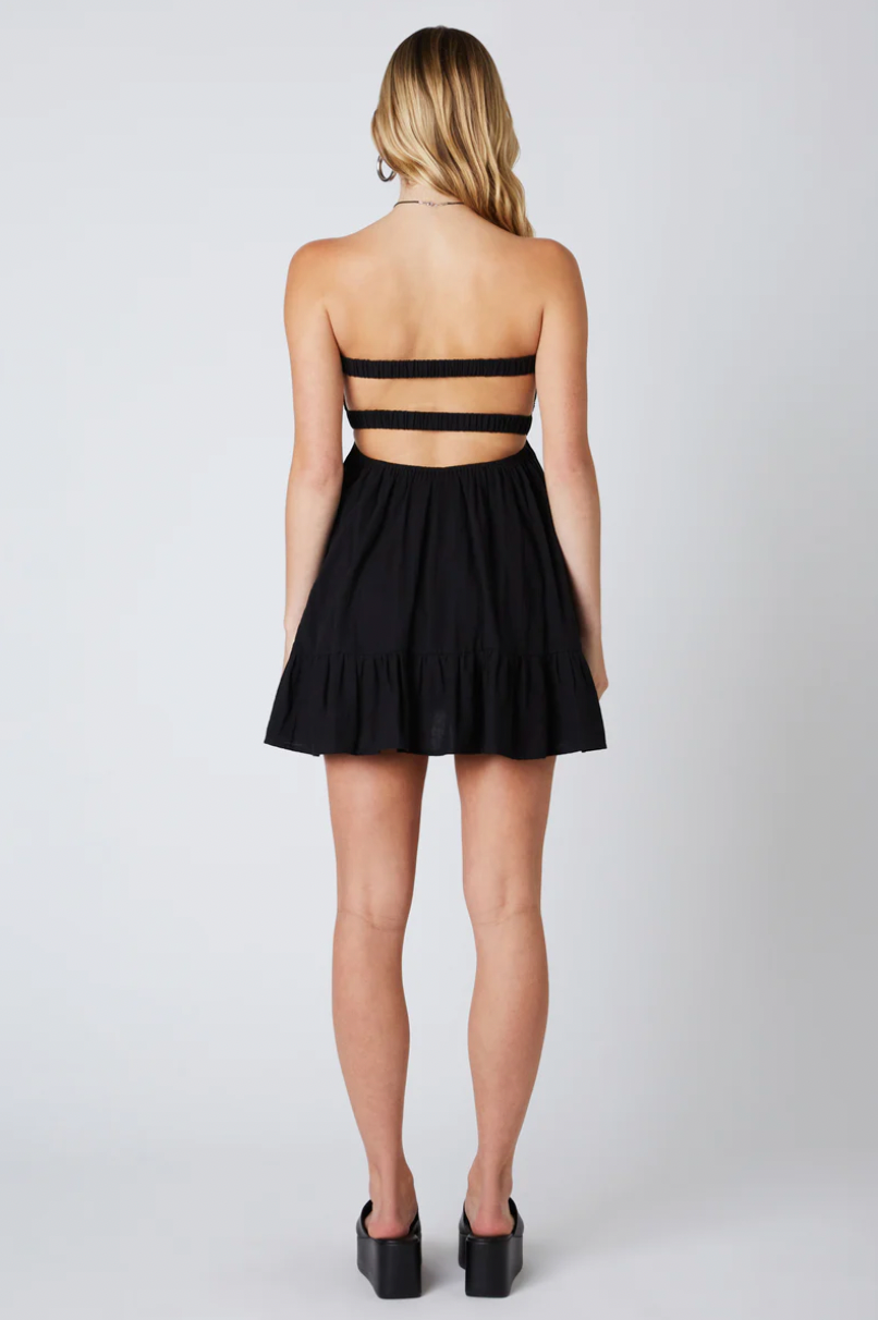 Whitney Romper Black, Romper Dress by Cotton Candy | LIT Boutique