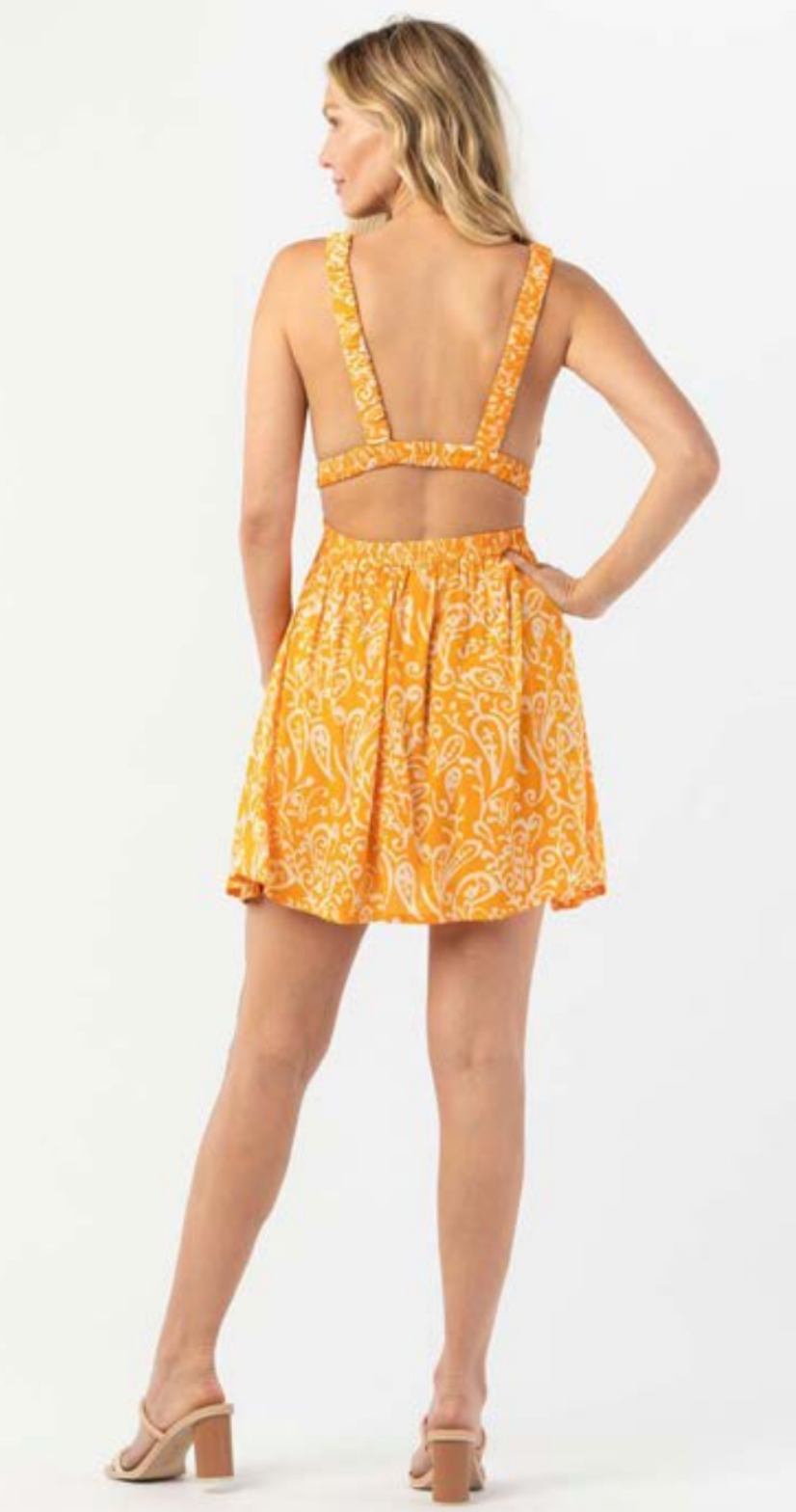 Hope Mini Dress Gold Sun, Mini Dress by Tiare Hawaii | LIT Boutique