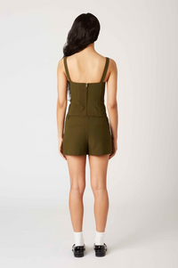 Thumbnail for Ariel Skort Khaki, Mini Skirt by NIA | LIT Boutique