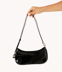 Thumbnail for Rosabelle Shoulder Bag - Black Shine, Evening Bag by Billini | LIT Boutique