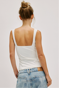 Thumbnail for Somewhere Sometime Cami Ivory, Tank Tee by Free People | LIT Boutique