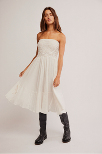 Thumbnail for Prairie Convertible Skirt White, Maxi Skirt by Free People | LIT Boutique