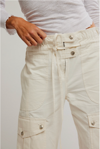 Thumbnail for Park Ave Pant Ivory, Pant Bottom by Free People | LIT Boutique