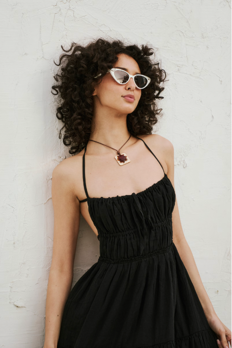 Taking Sides Maxi Dress Black, Maxi Dress by Free People | LIT Boutique