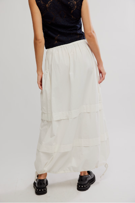 Eloise Maxi Skirt Ivory, Maxi Skirt by Free People | LIT Boutique