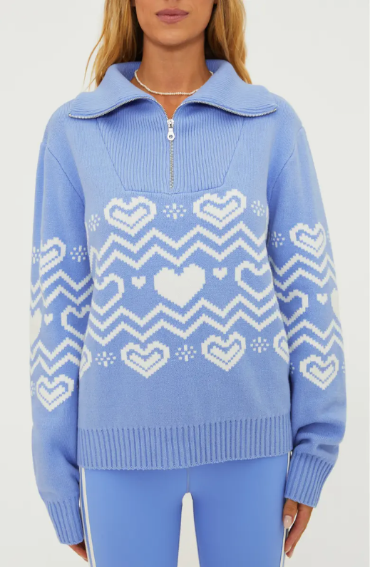 Monterey Top Alps Blue, Sweater by Beach Riot | LIT Boutique