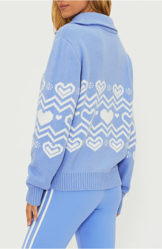 Monterey Top Alps Blue, Sweater by Beach Riot | LIT Boutique